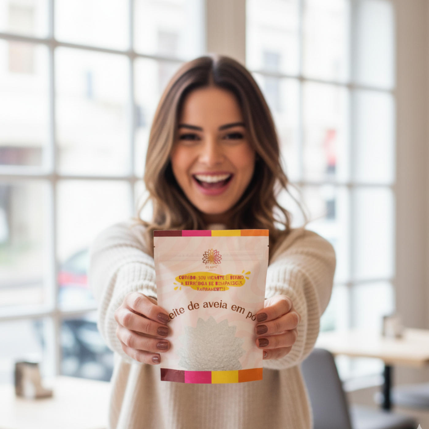 Leite de Aveia em Pó Solúvel Ca.Nuts – Natural, Vegano e Sem Lactose