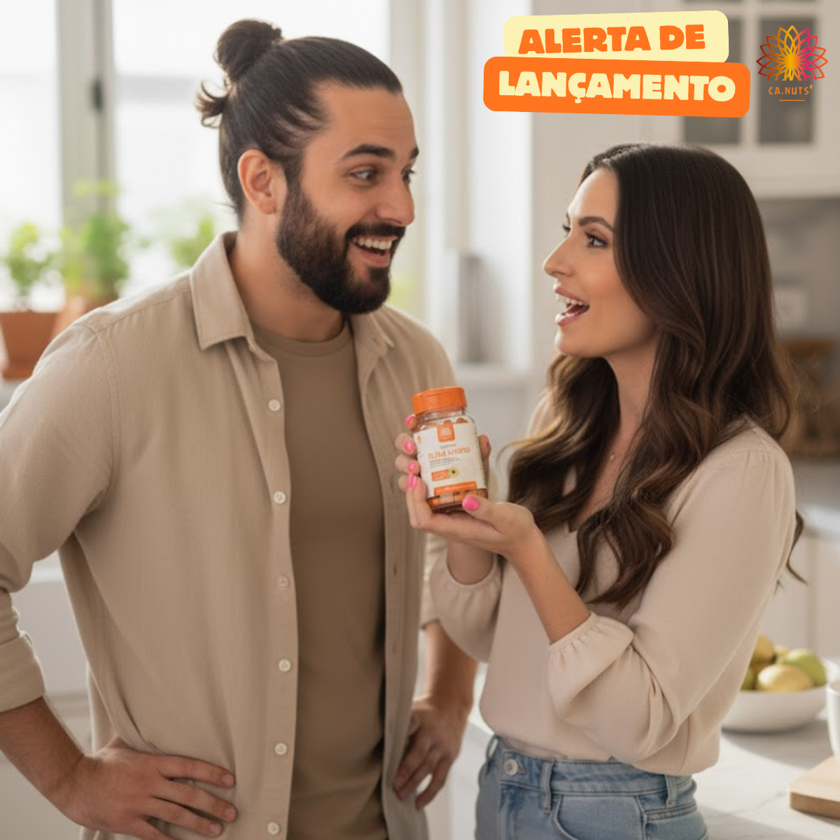 Slim Moro Cápsulas Ca.nuts | 60 Cápsulas | Extrato de Laranja Moro + Spirulina + Chlorella + Cromo + Curcumina + Própolis + Vitamina C