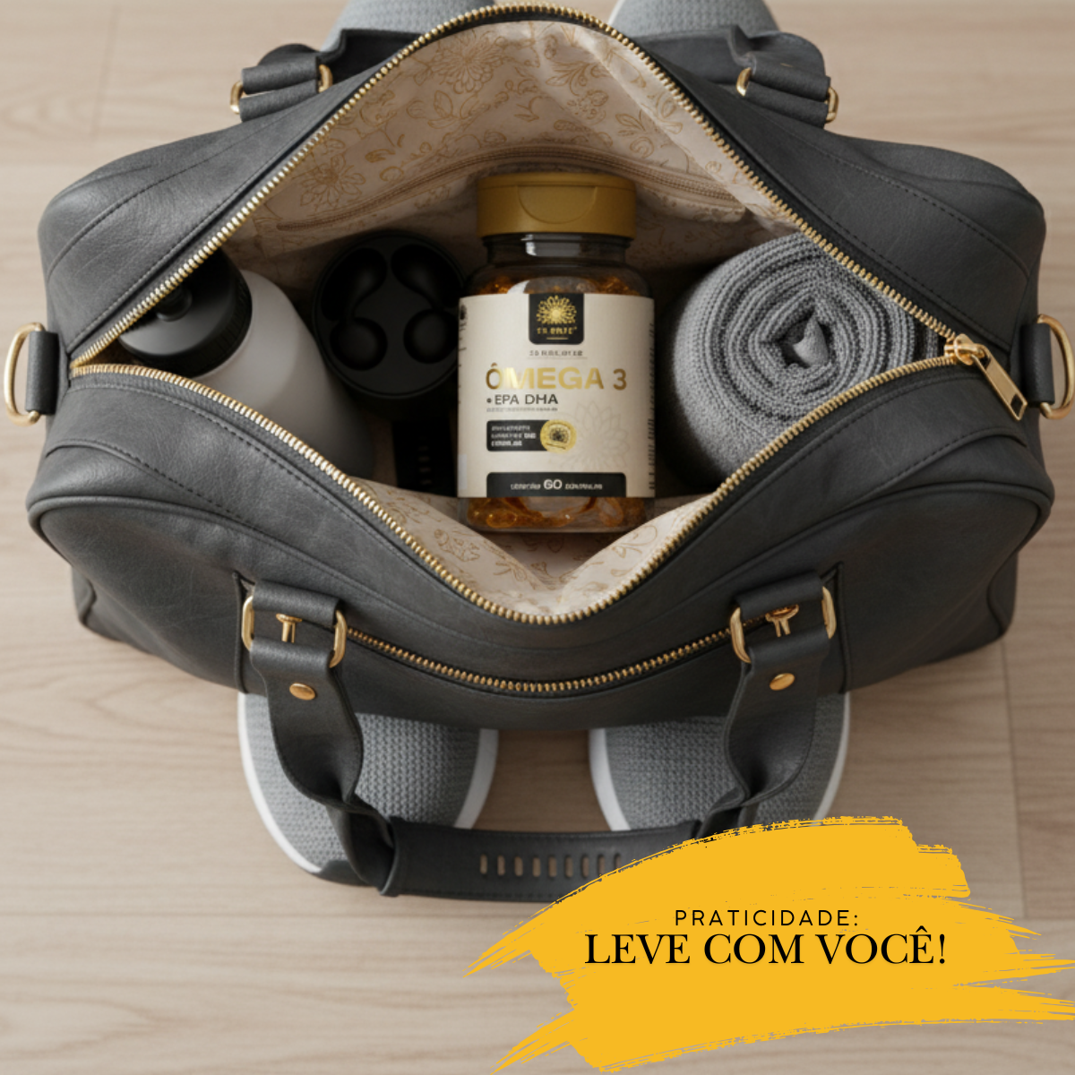 Ômega 3 Rico em EPA DHA 1400mg Ultra Concentrado Ca.nuts 60 Cápsulas