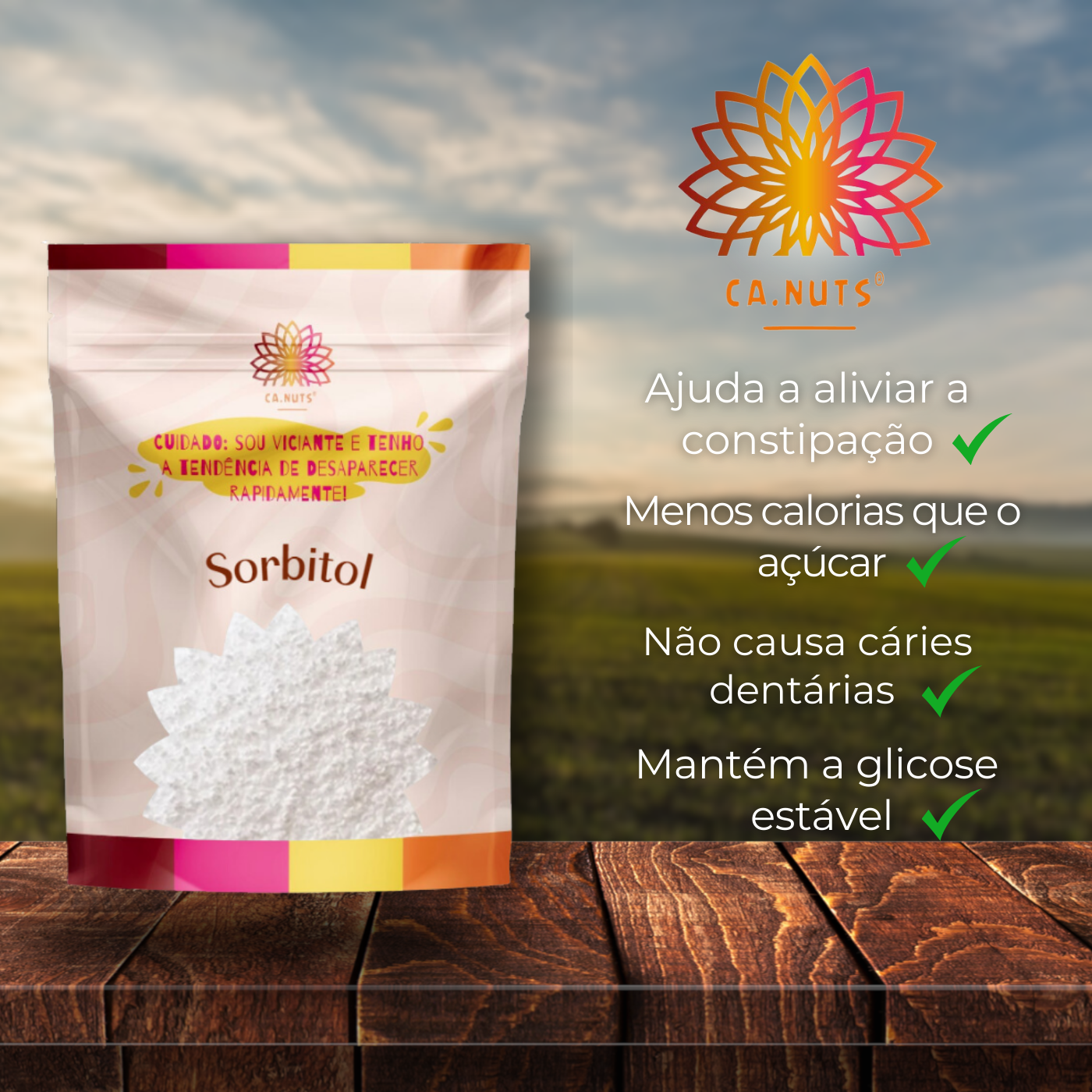 Pure Sorbitol Powder Ca.Nuts | Special Sweeteners