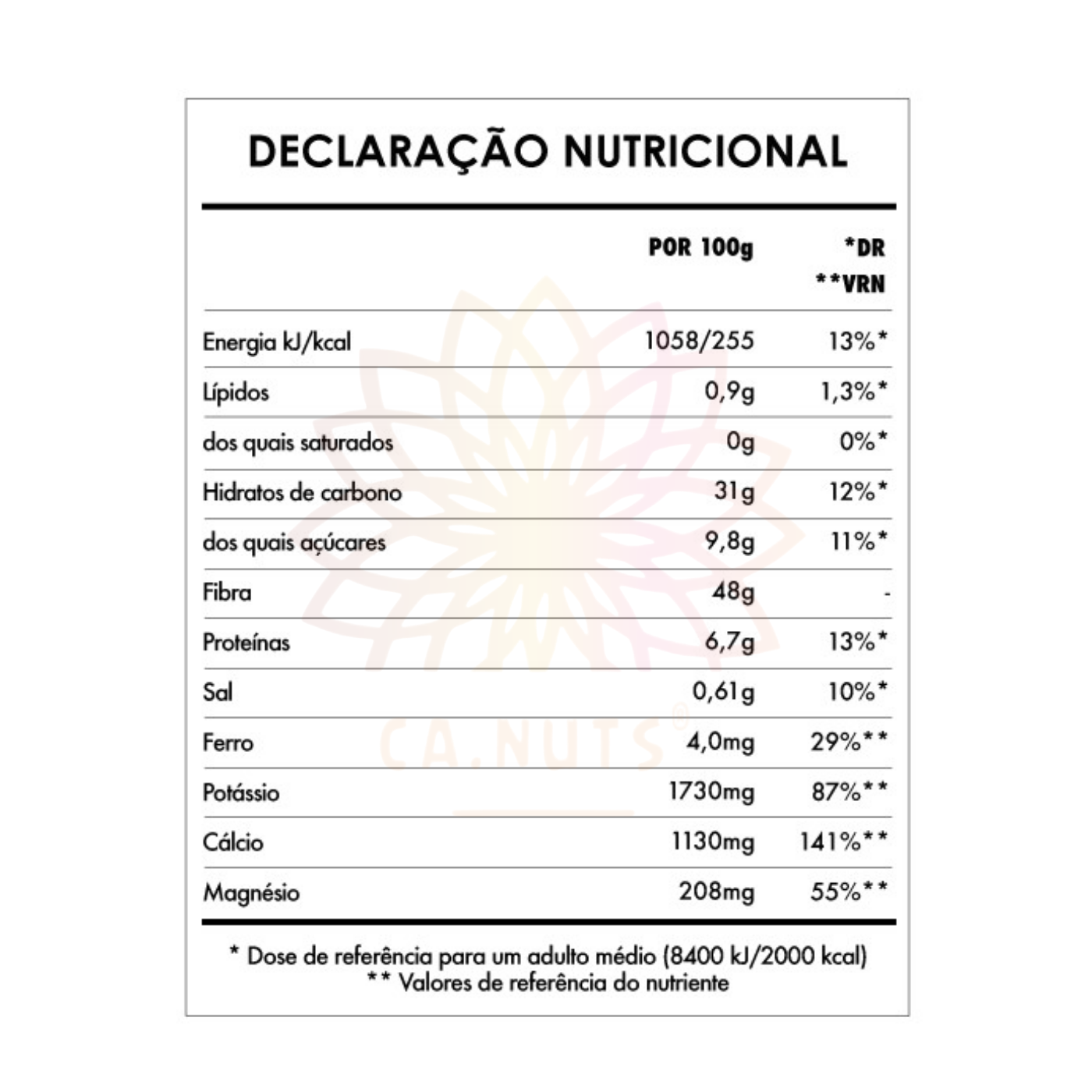 Ashwagandha em Pó 100g Ca.Nuts