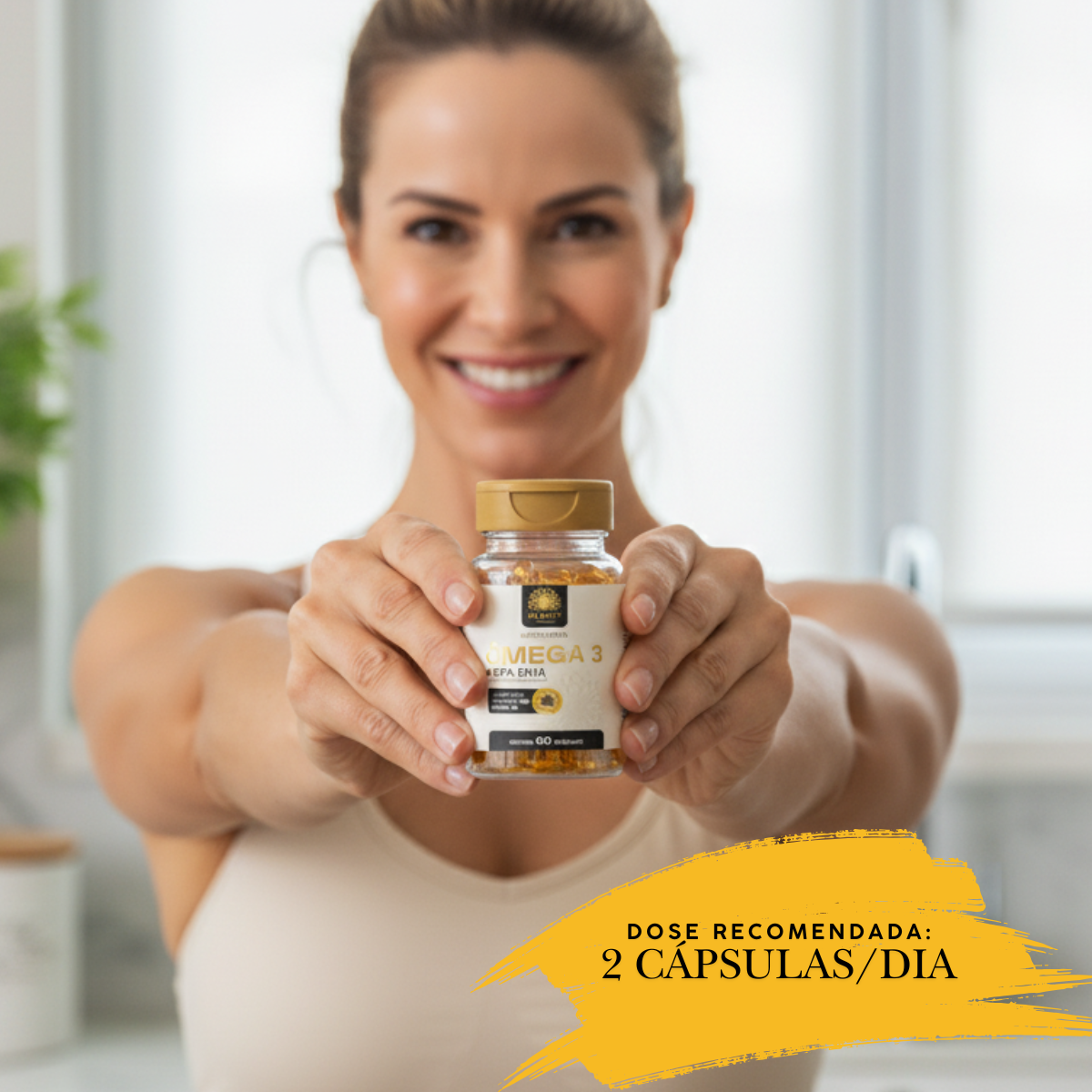 Ômega 3 Rico em EPA DHA 1400mg Ultra Concentrado Ca.nuts 60 Cápsulas