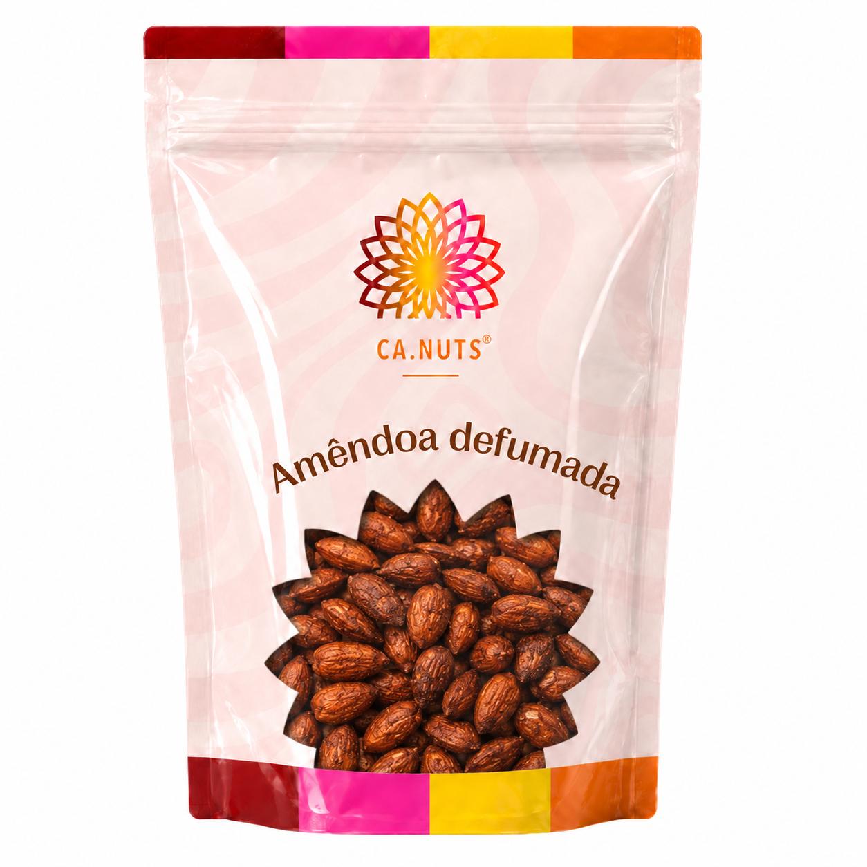 Amêndoa defumada sem casca crocante e salgada - Ca.Nuts