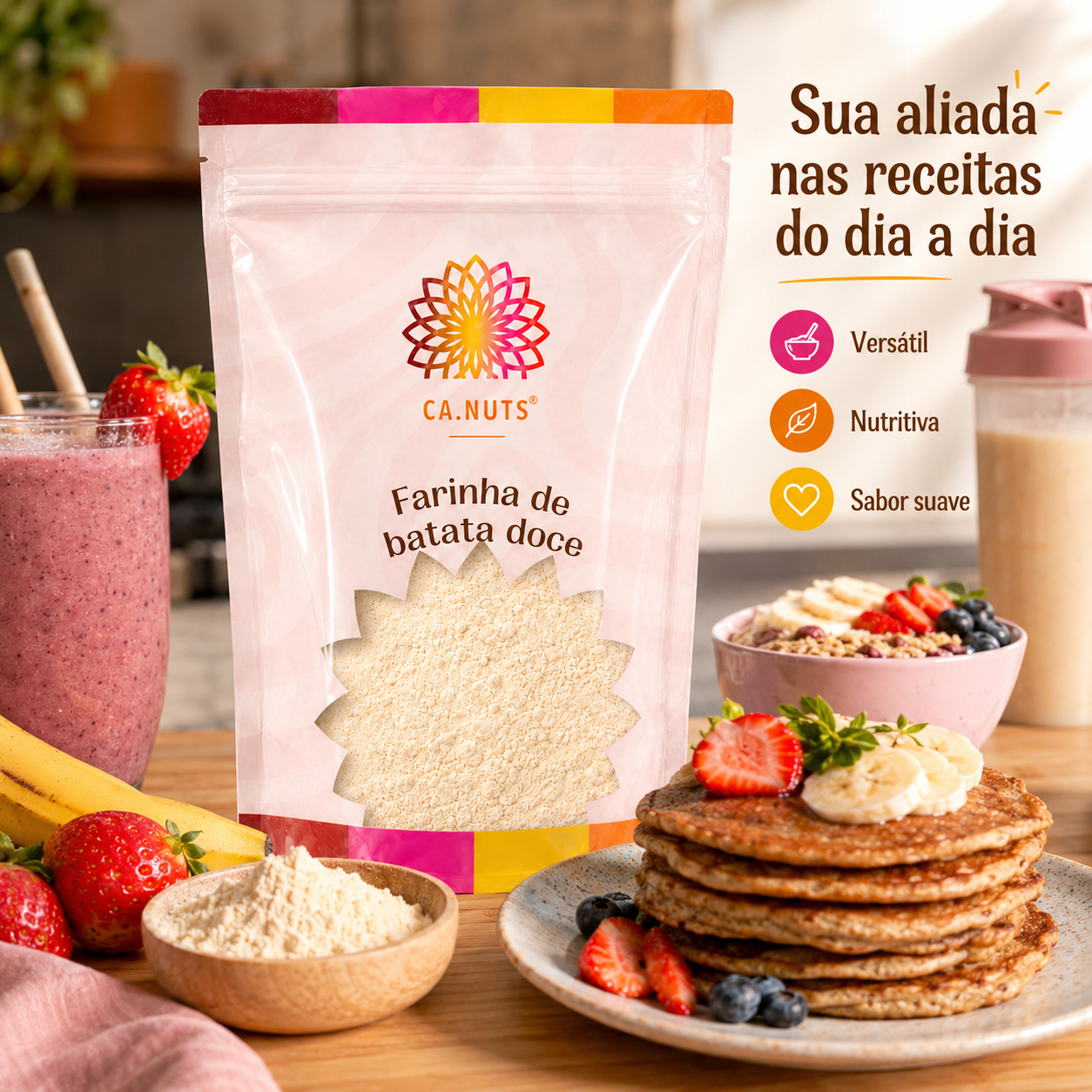 Farinha de Batata Doce Premium Ca.Nuts