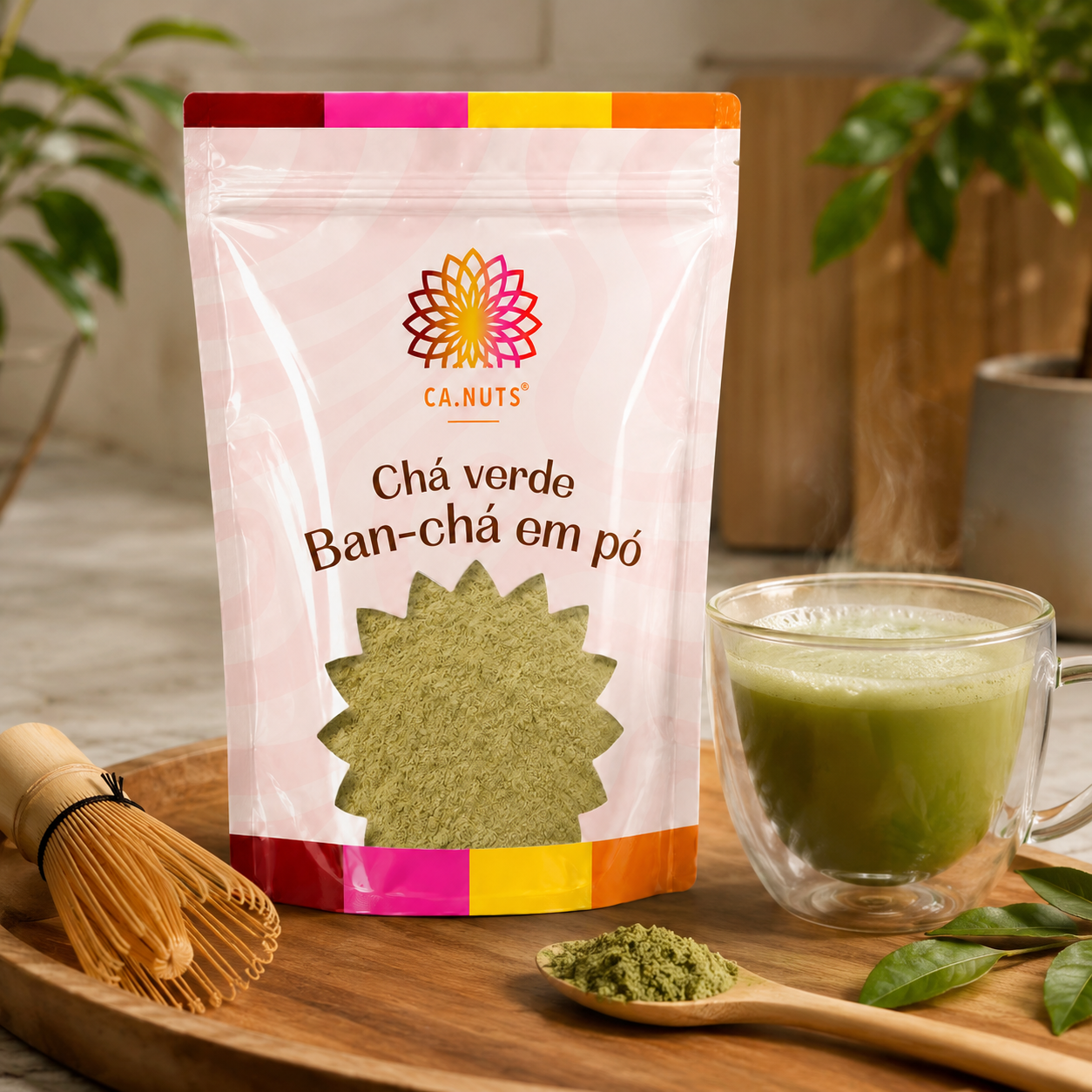 Chá verde Ban-chá Natural Premium Ca.nuts | Antioxidante natural - Mais disposição e foco