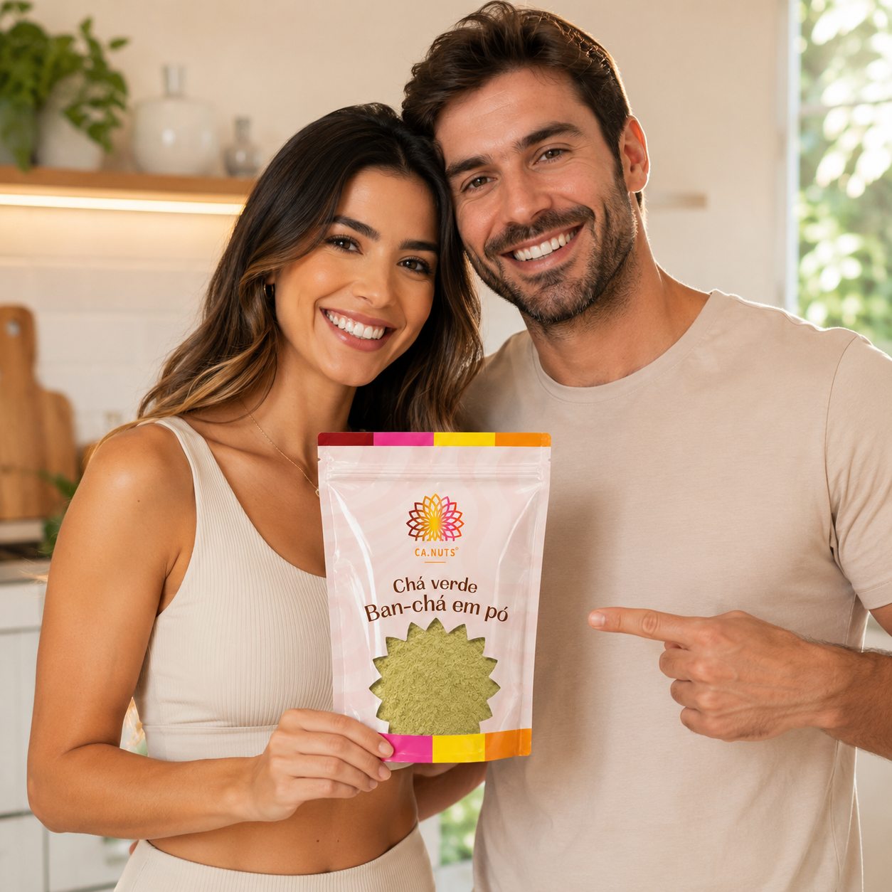 Chá verde Ban-chá Natural Premium Ca.nuts | Antioxidante natural - Mais disposição e foco