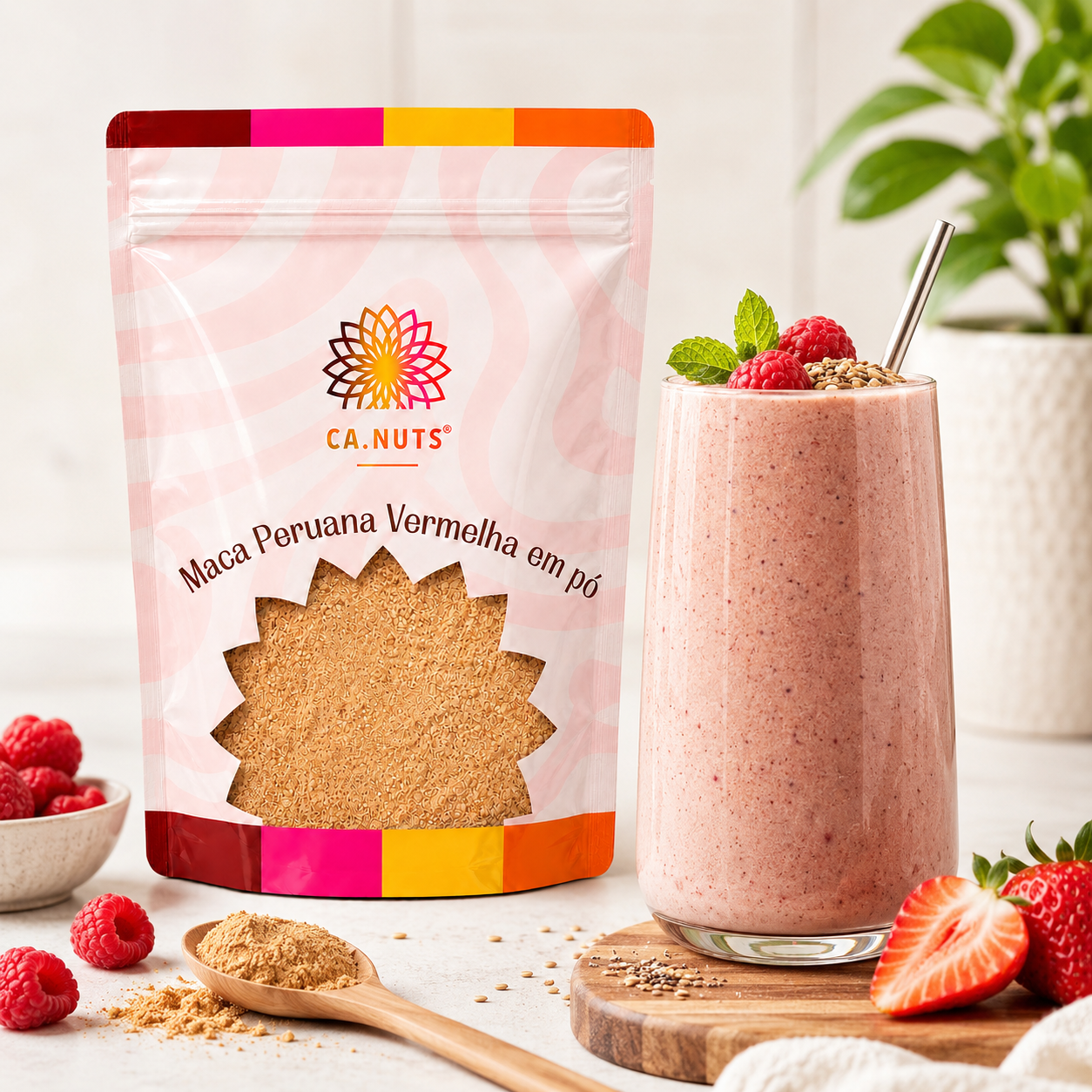 Maca Peruana Vermelha Ca.Nuts Linha Premium Importada pura