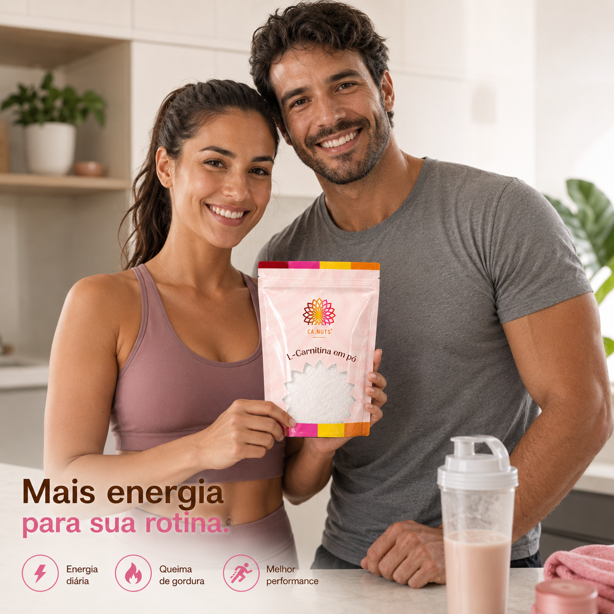 L-Carnitina em P Ca.Nuts Premium Energia, Queima e Alta Performance L-Carnitina em P Ca.Nuts Premium Energia, Queima e Alta Performance