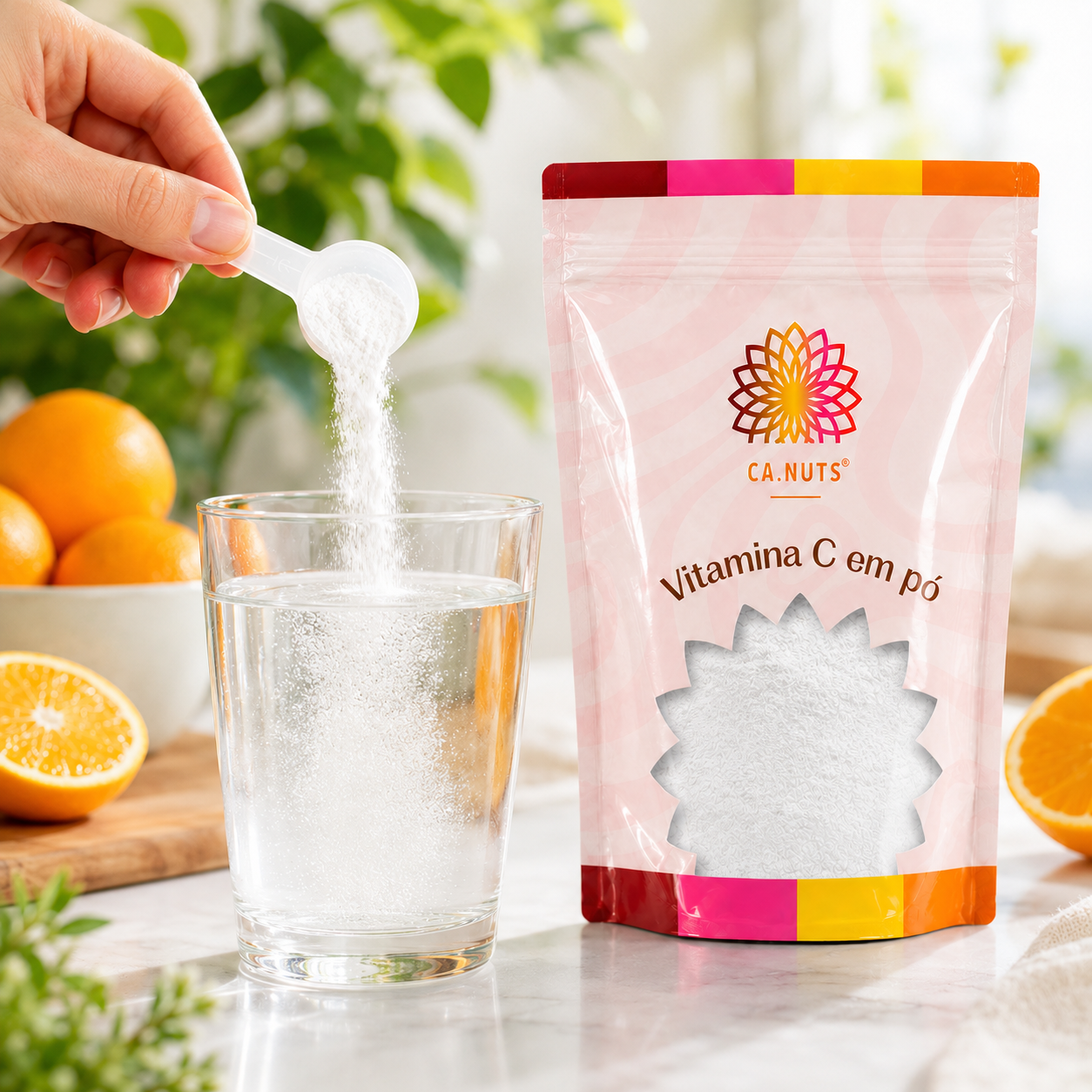 Vitamina C em pó Premium Ca.nuts