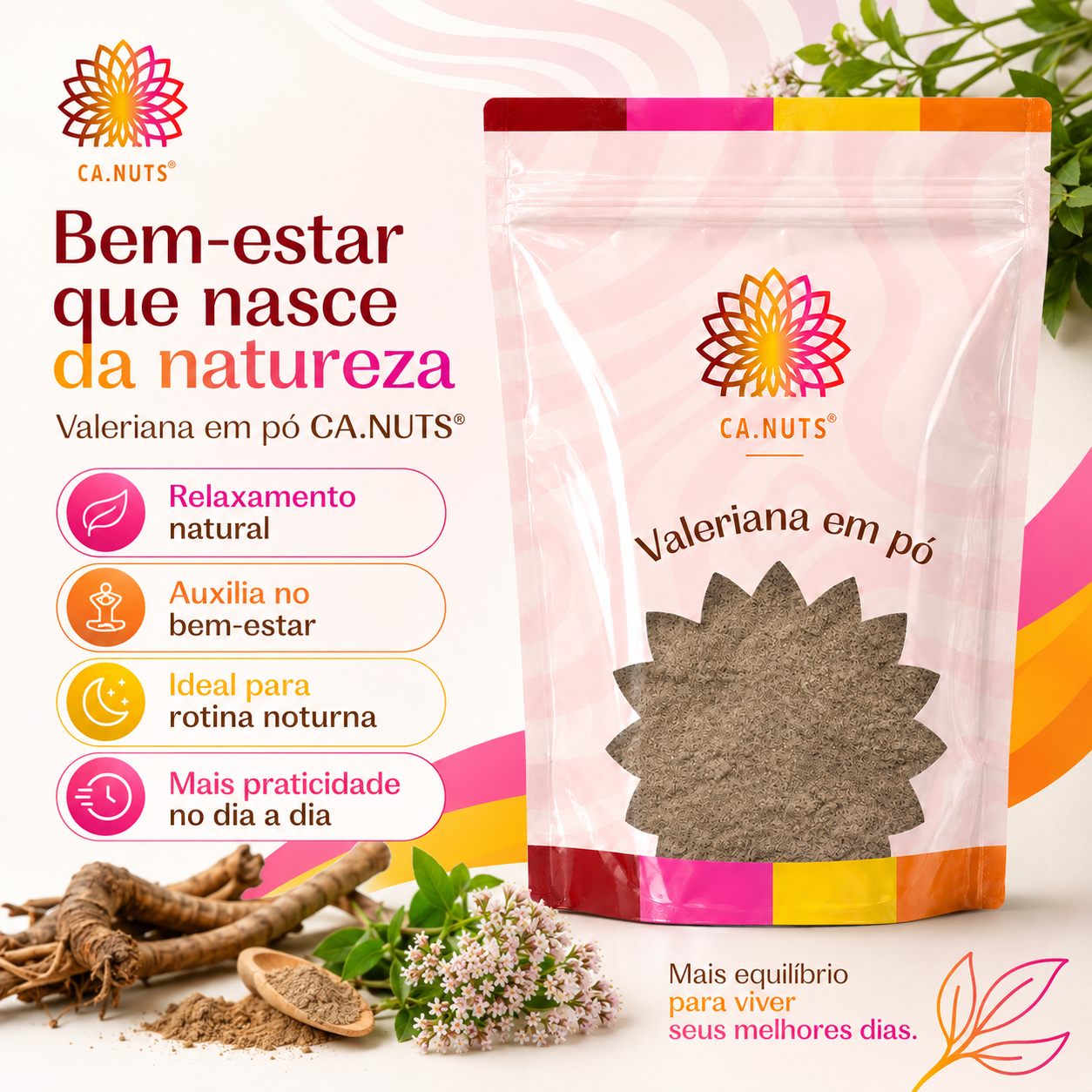 Valeriana em Pó Ca.nuts