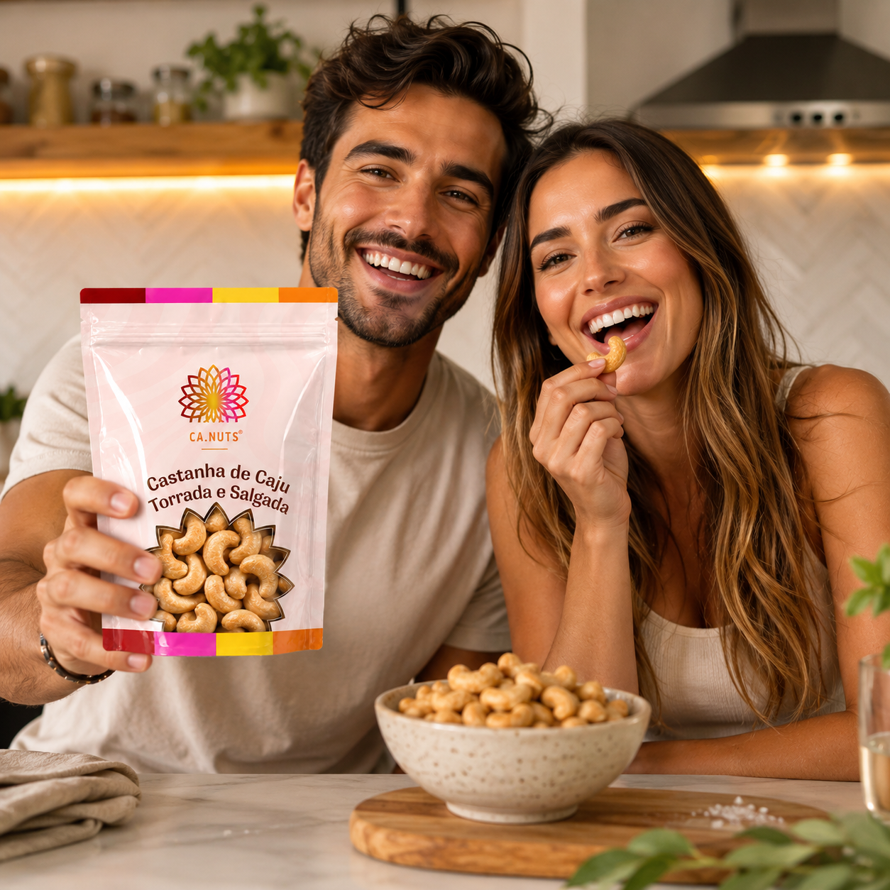 Castanha de Caju Torrada e Salgada Ca.Nuts