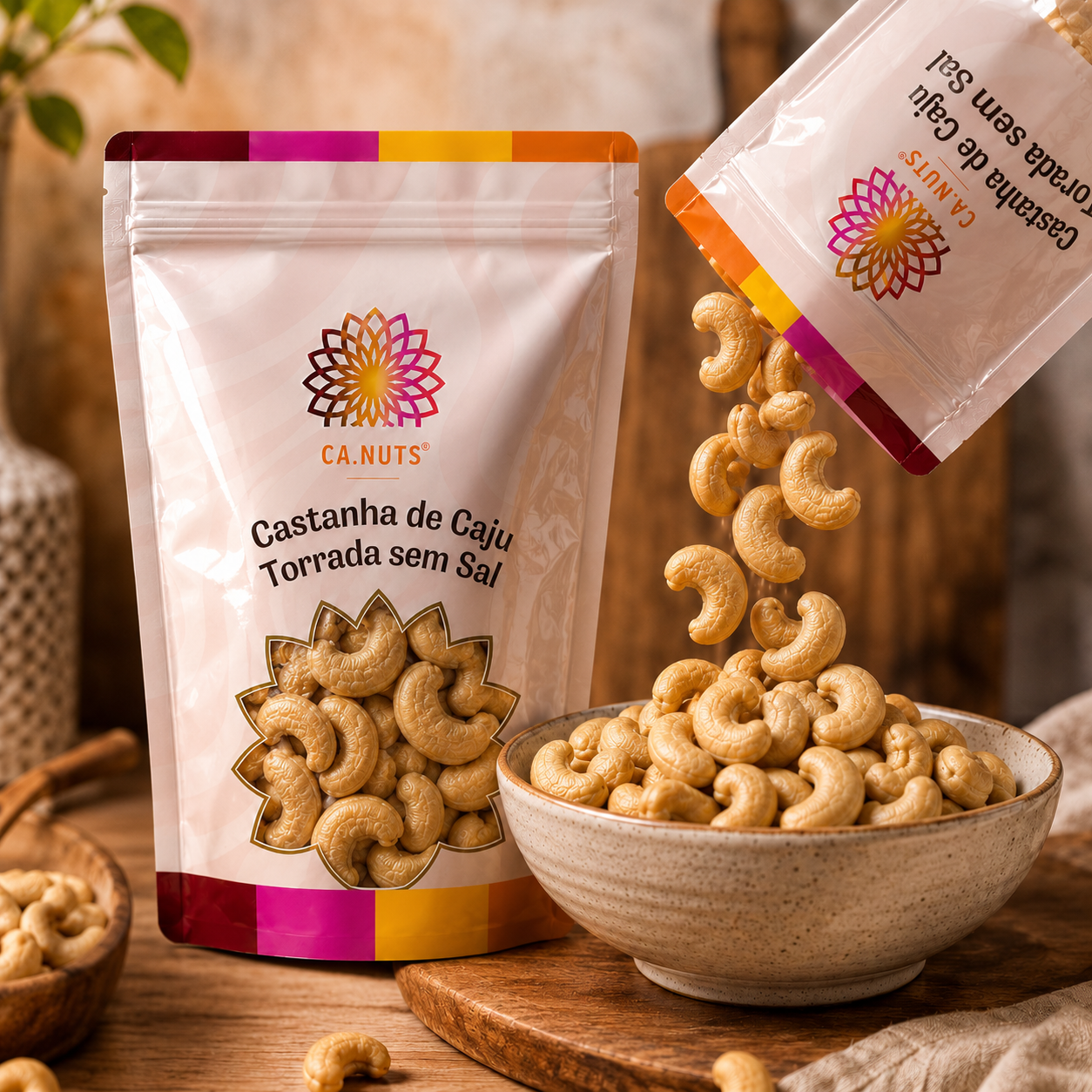 Castanha de Caju Torrada sem Sal Premium Ca.nuts