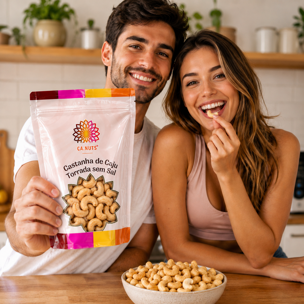 Castanha de Caju Torrada sem Sal Premium Ca.nuts
