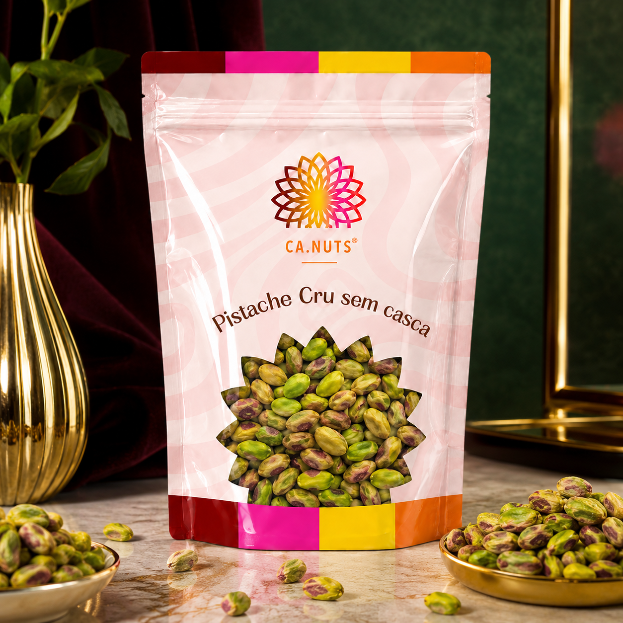 Pistache Crú sem Casca Inteiro - Premium importado | Ca.Nuts