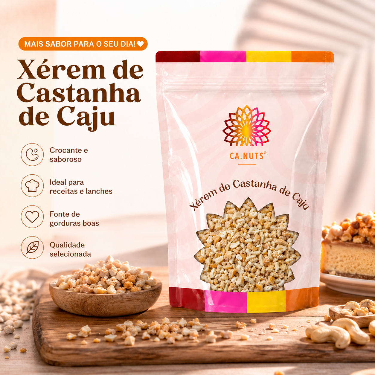 Xerém de Castanha de Caju Premium | Marca Ca.Nuts