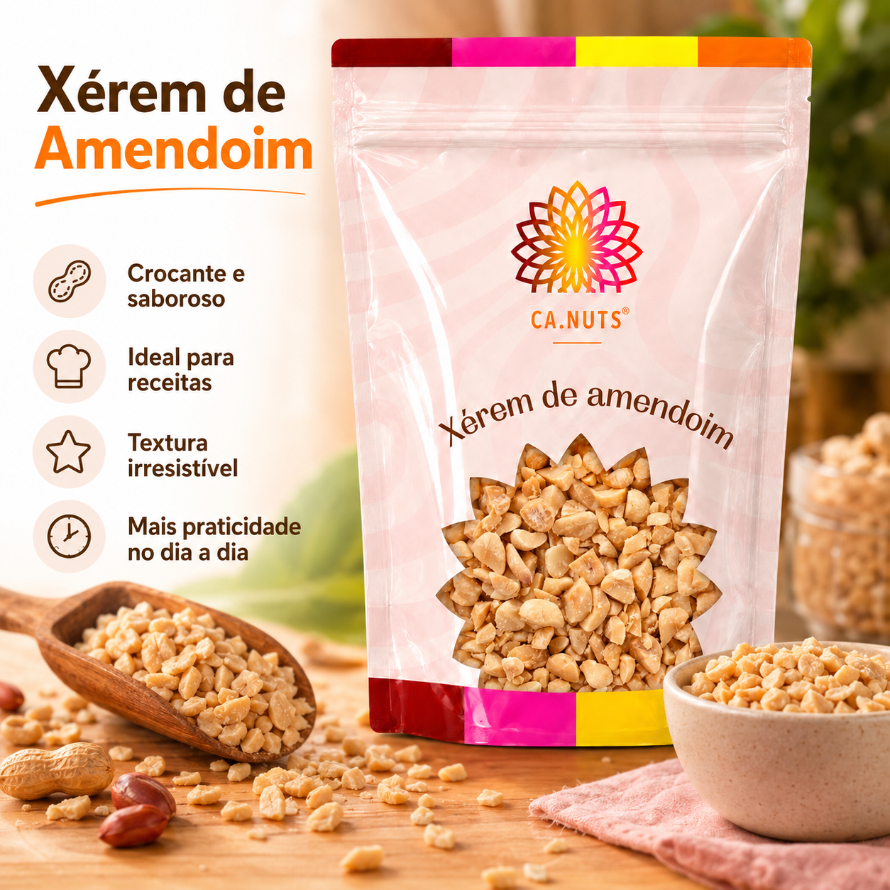 Xerém de Amendoim premium | Marca Ca.Nuts