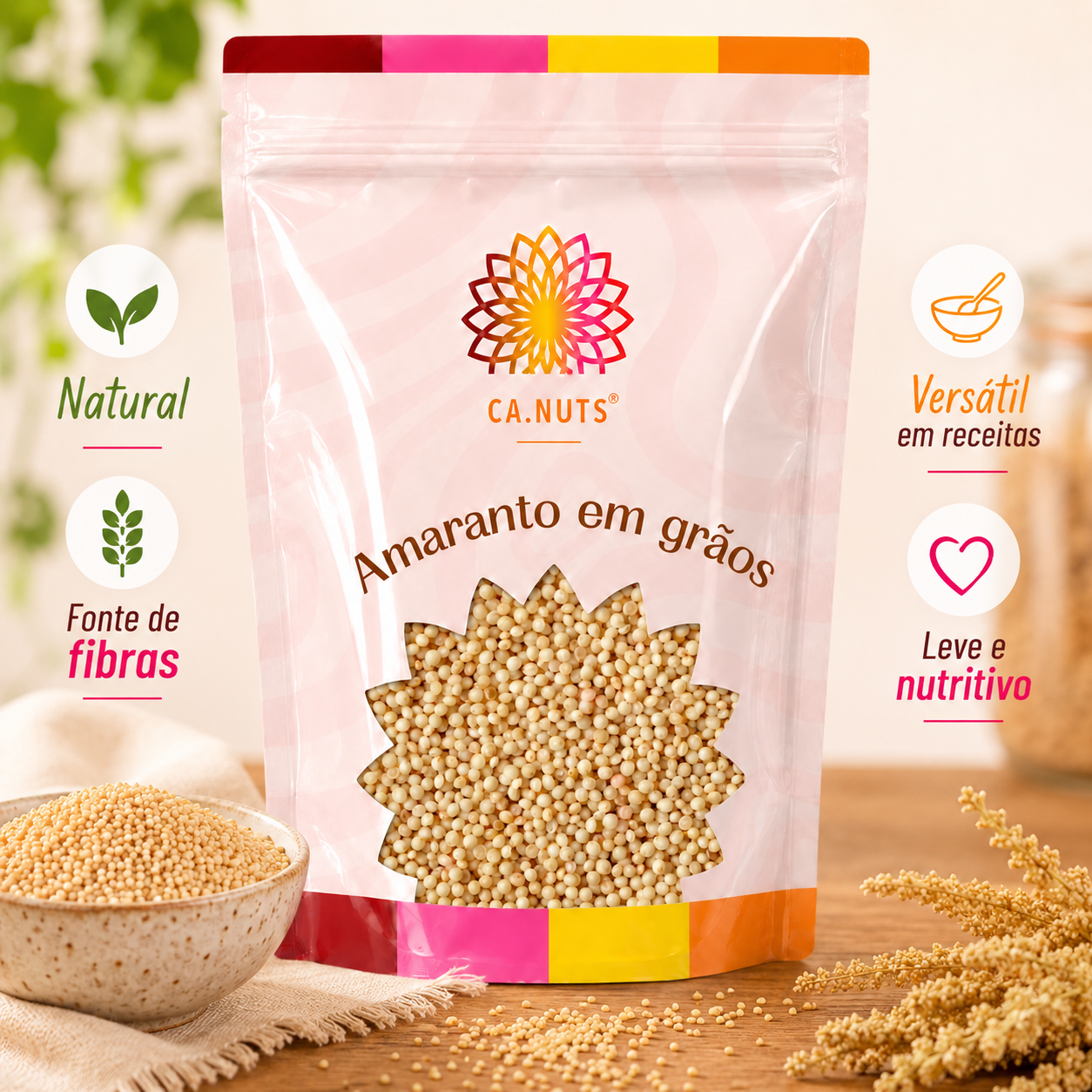 Amaranto em Grãos Ca.nuts Premium