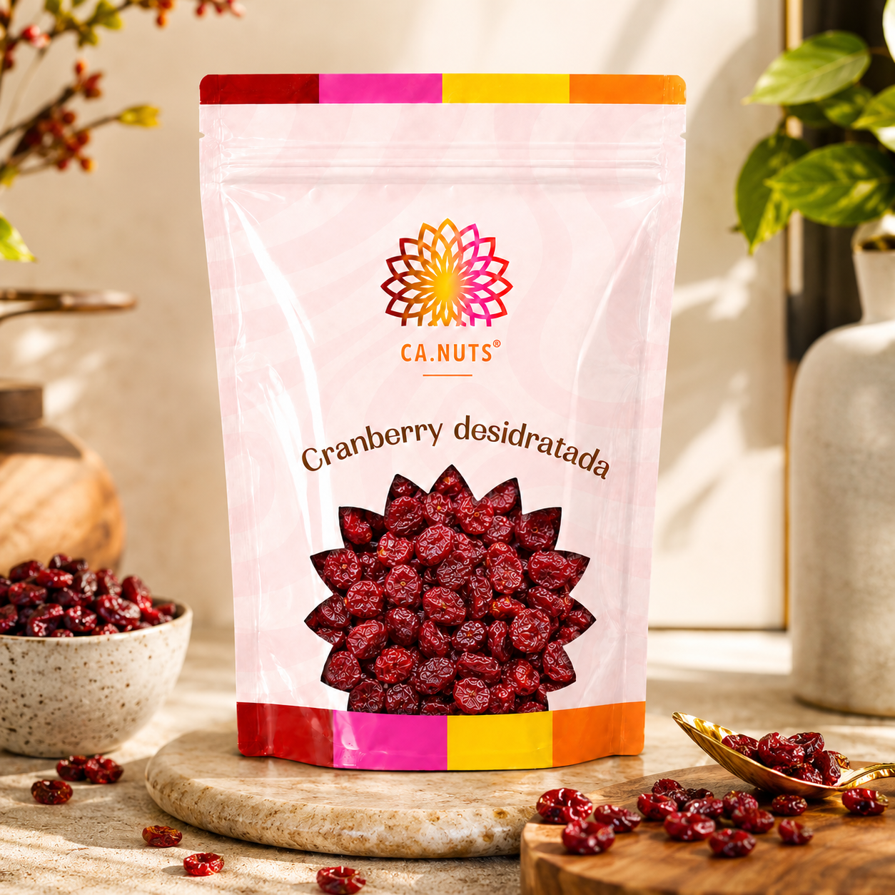 Cranberry desidratado importado Ca.Nuts | Rico em vitaminas