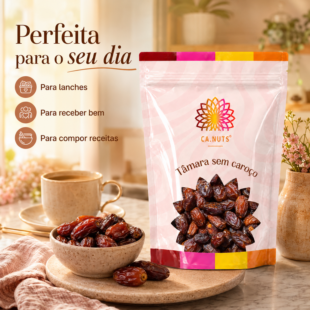 Tâmara Sem Caroço - Qualidade premium