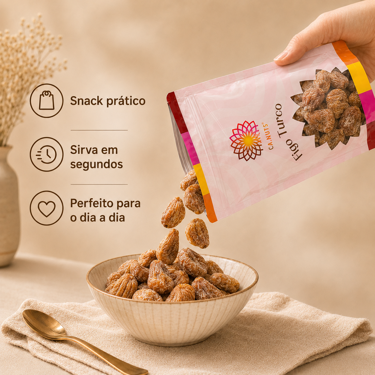 Figo Turco Desidratado Ca.Nuts | Rico em Fibras e Minerais | Ca.Nuts
