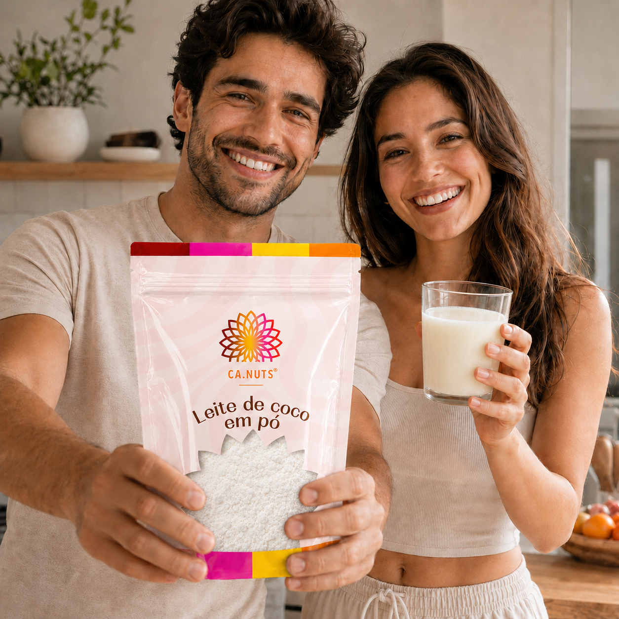 Leite de Coco em Pó Vegano Sem Lactose Ca.Nuts