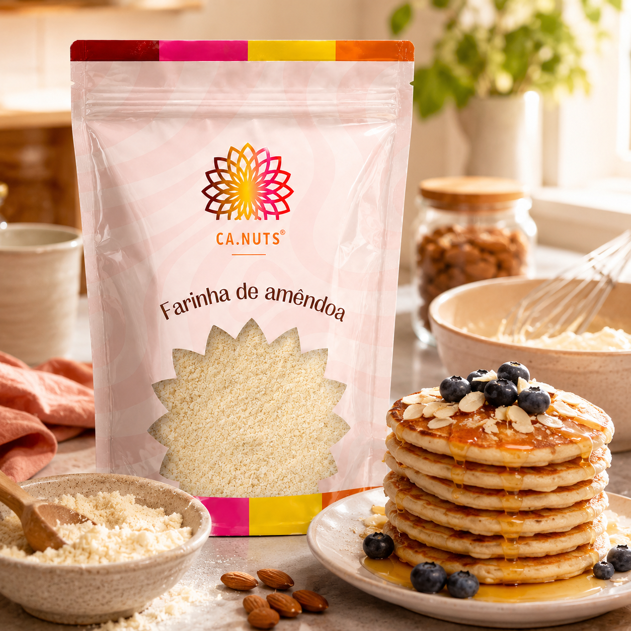 Farinha de Amêndoa premium pura