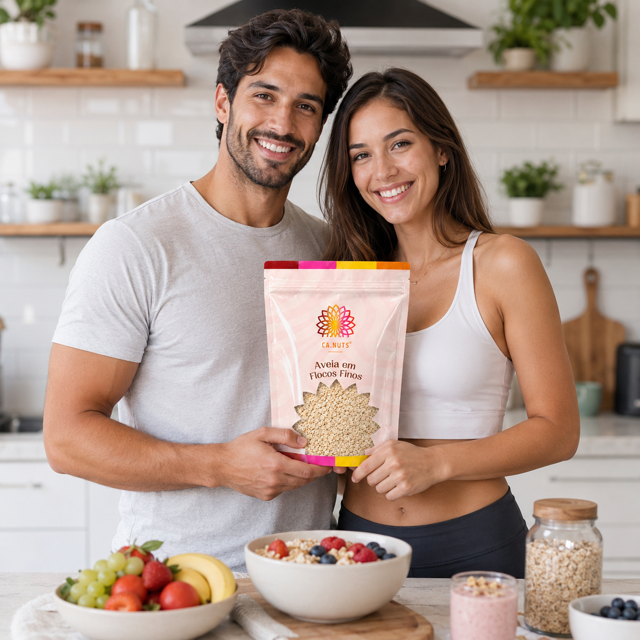 Aveia em flocos finos Premium Ca.Nuts