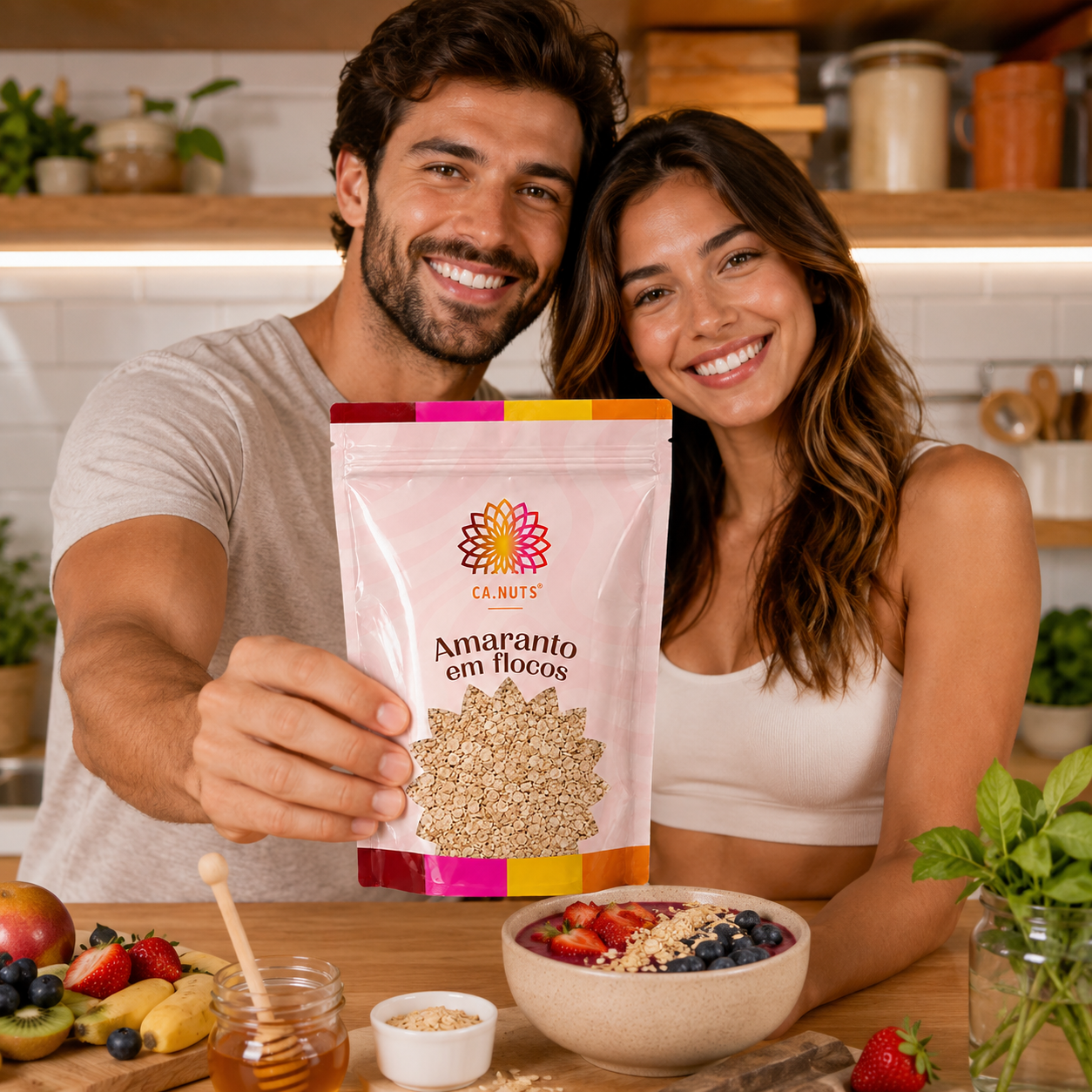 Amaranto em Flocos Natural Premium Ca.Nuts