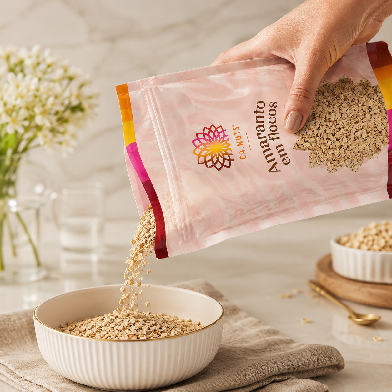 Amaranto em Flocos Natural Premium Ca.Nuts