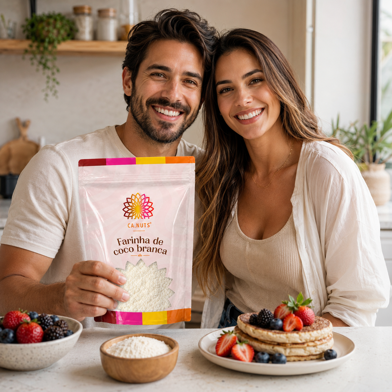 Farinha de Coco Branca Premium Ca.Nuts Coconut