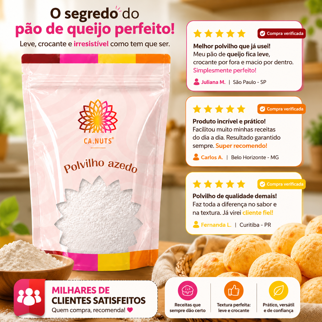 Polvilho Azedo Premium Ca.Nuts