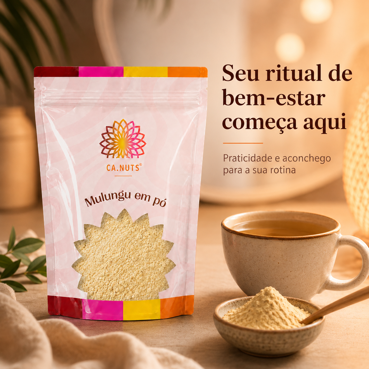 Mulungu em Pó Ca.Nuts Linha Premium de Chás