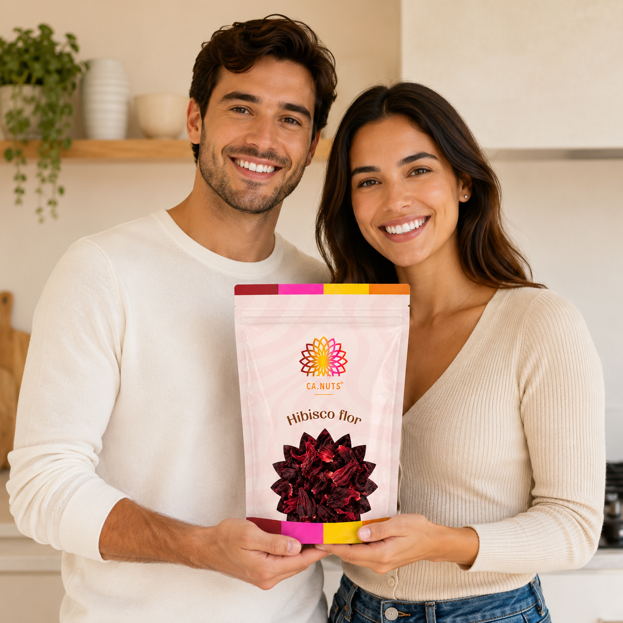 Hibisco Flor Desidratada Chá Ca.Nuts | Linha de Chás Ca.Nuts | Marca Ca.Nuts