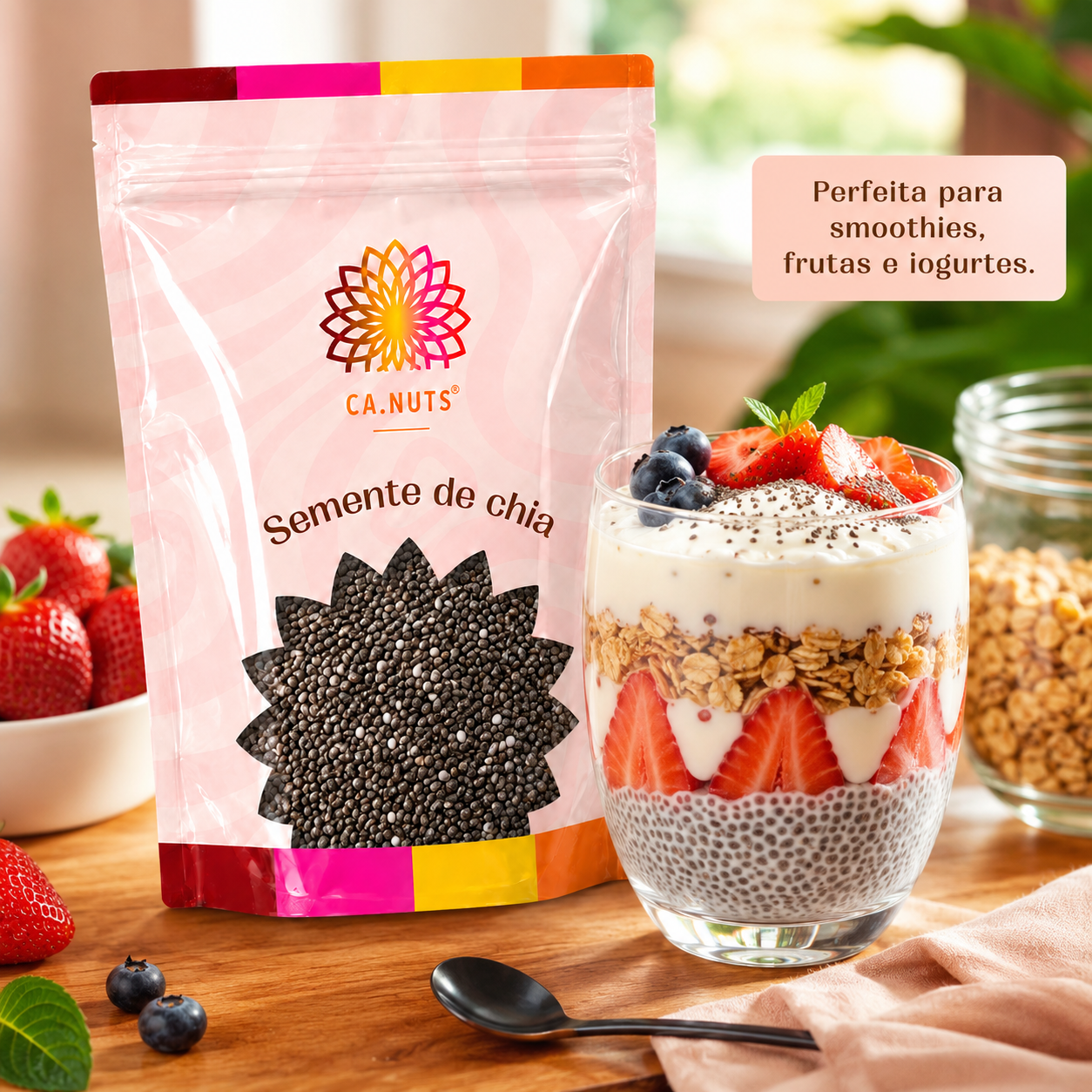 Semente de chia importada premium
