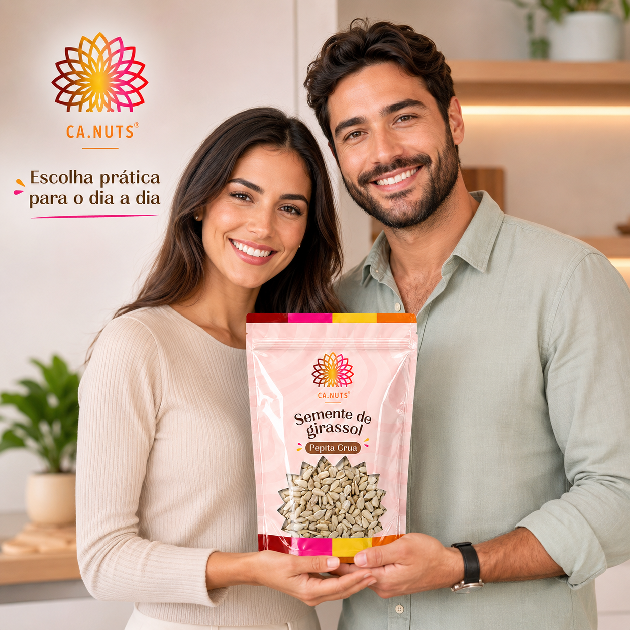 Semente de Girassol Pepita Crua Ca.Nuts Premium | Marca Ca.Nuts