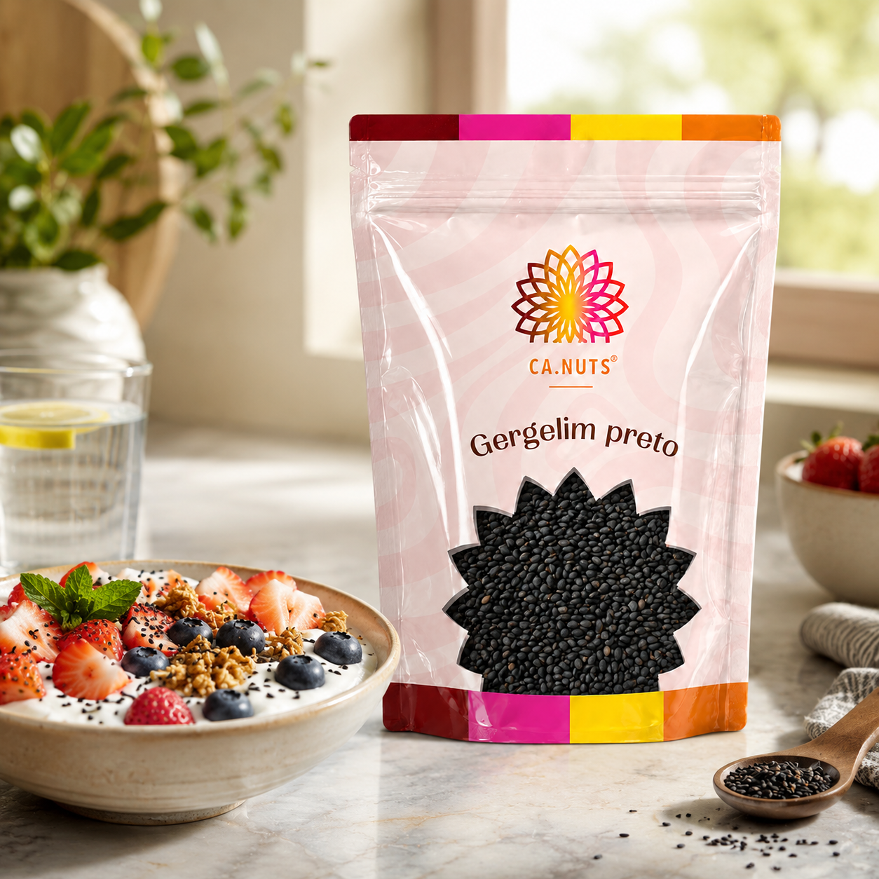 Gergelim Preto Semente Premium Ca.Nuts