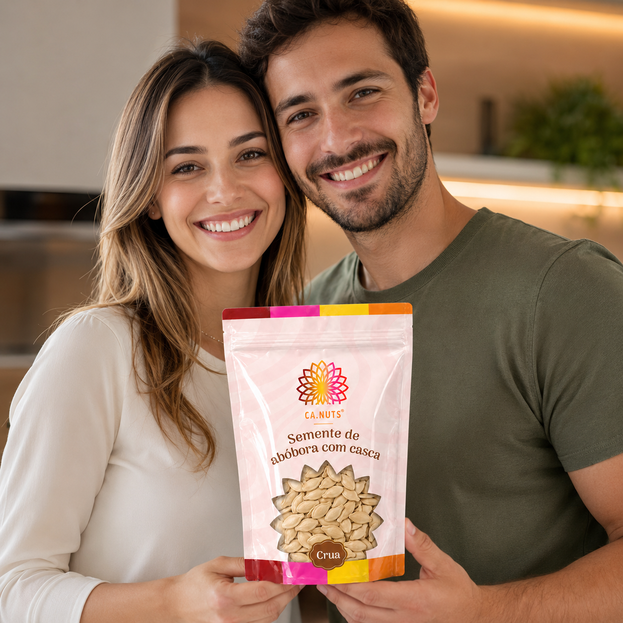 Semente de Abóbora com Casca Crua Premium Ca.Nuts