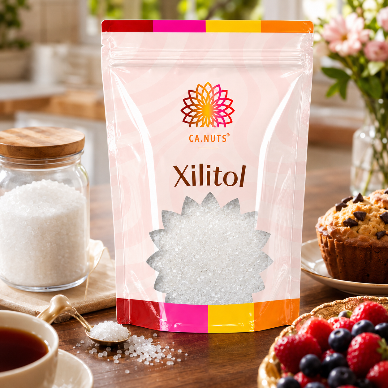 Xilitol Cristal Premium Adoçante Natural