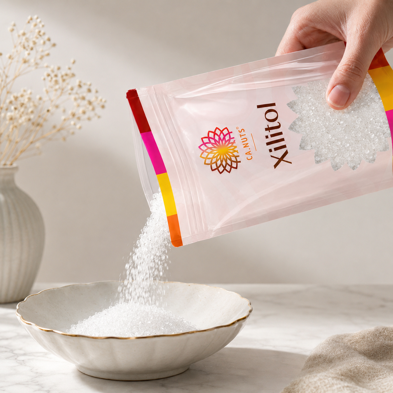 Xilitol Cristal Premium Adoçante Natural