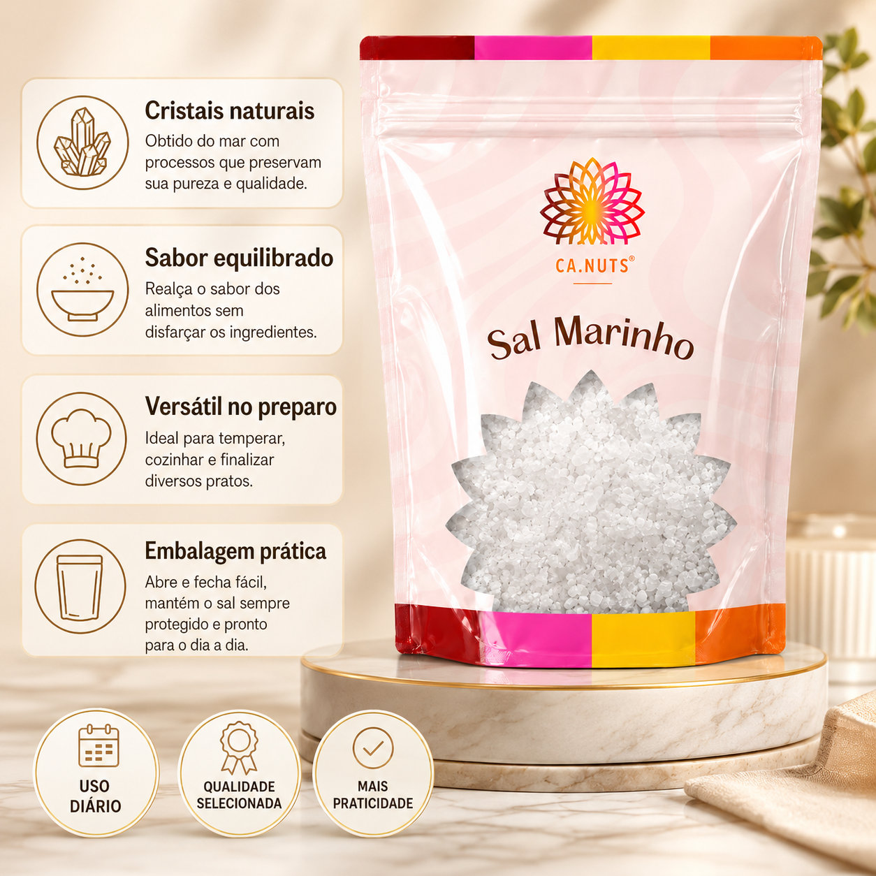Sal marinho premium Ca.Nuts
