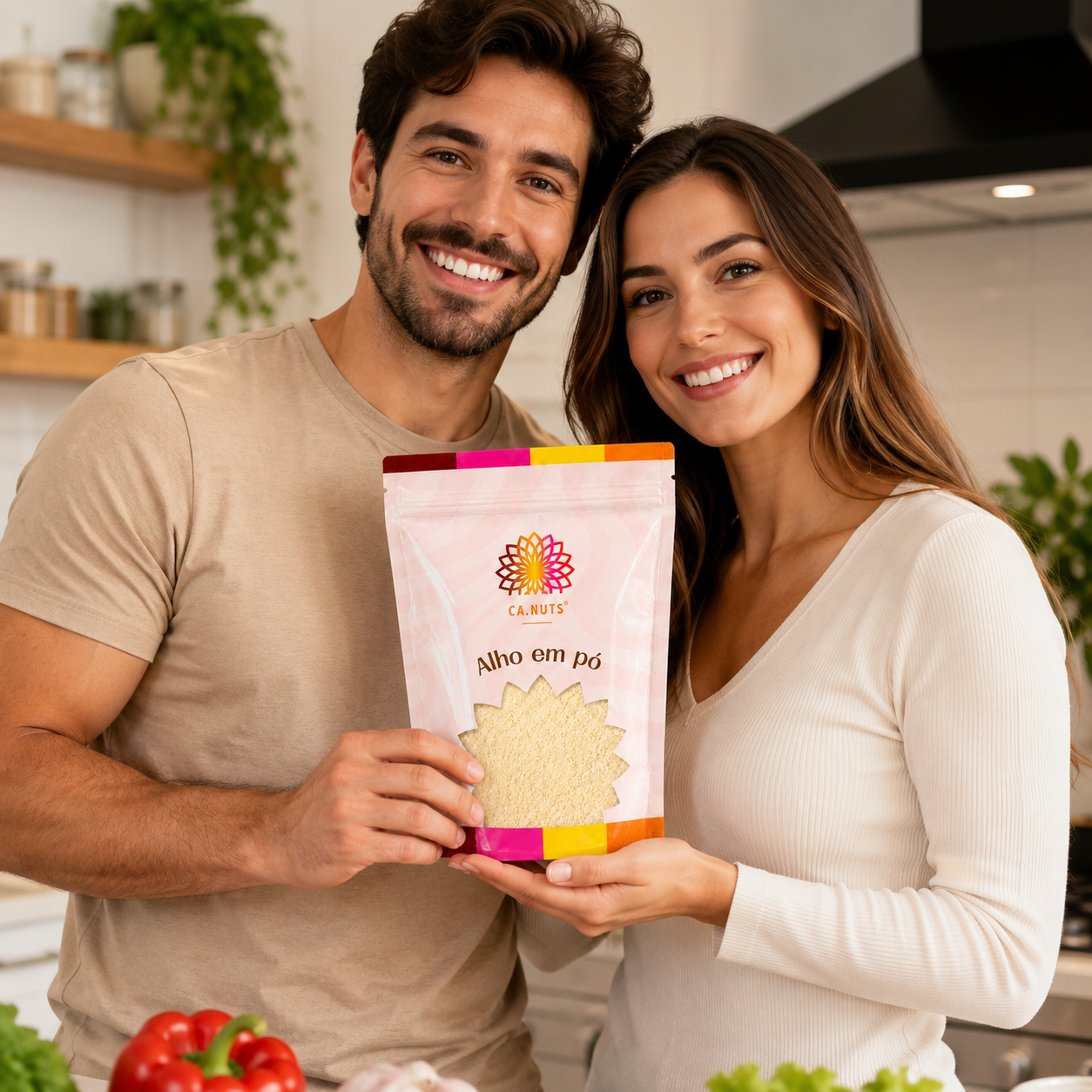 Alho em Pó Premium Ca.Nuts | Linha de Especiárias Premium