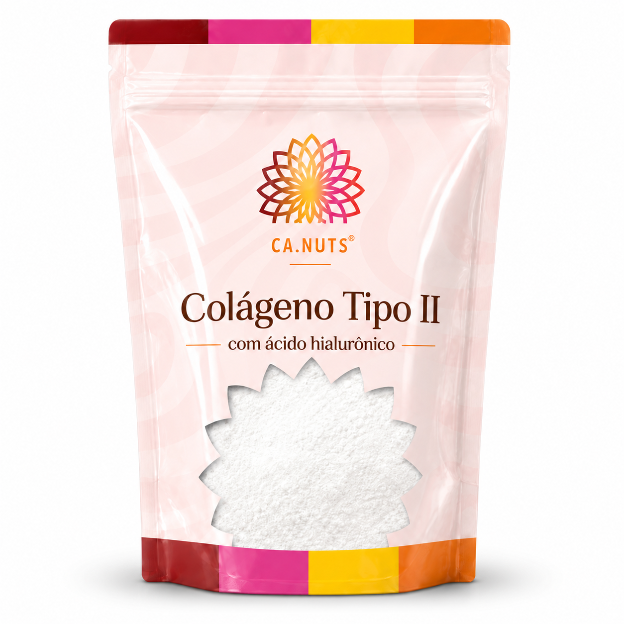 Colágeno Tipo II + Ácido Hialurônico e Vit. A, C, E e Zinco Ca.nuts