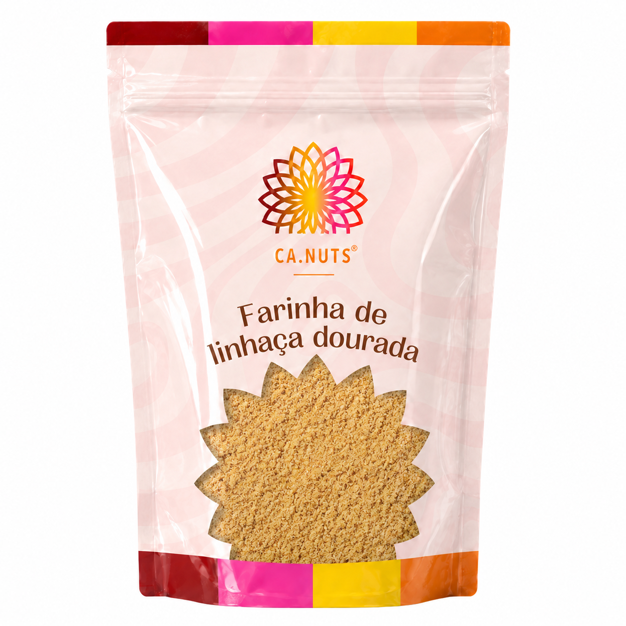 Farinha de Linhaça Dourada Crua Ca.Nuts Rico em Fibras