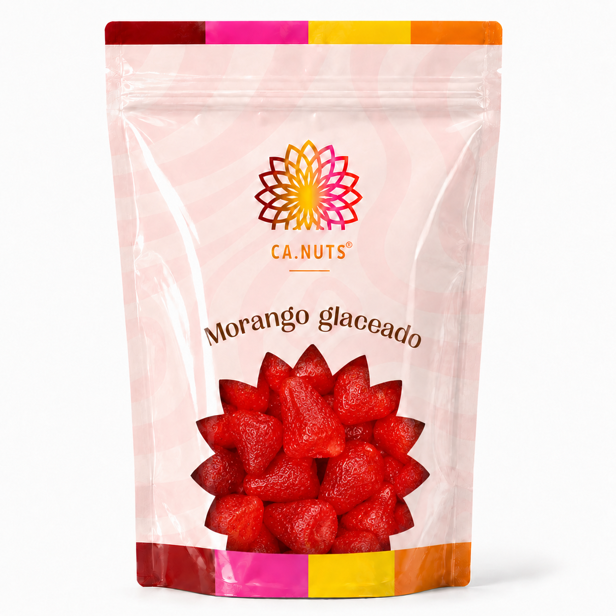 Morango Glaceado Desidratado Ca.Nuts | Frutas desidratadas Premium